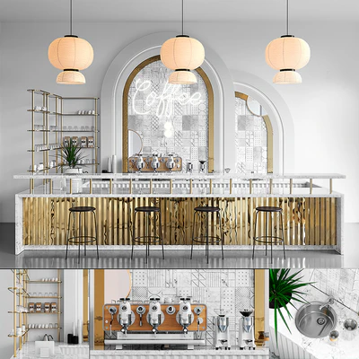 COFFEE SHOP 2 (vray GGX, corona PBR) — Ver 1