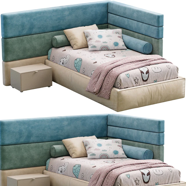 Bed Boiserie Set By Tvils — Descargar