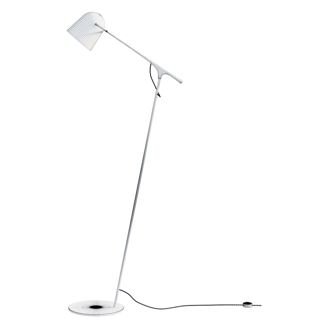 Торшер    Minimal Black Iron Floor Lamp   напольный светильник — Скачать