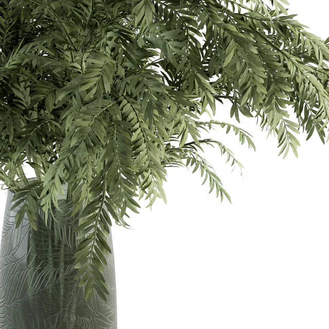 Bouquet - Green Branch in Glass vase 64 — Descargar
