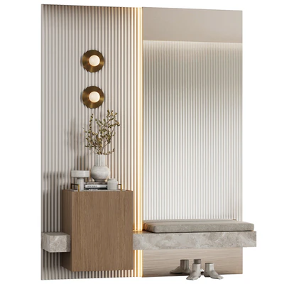Entrance hall modular in modern style minimalism 08 — Ver 1