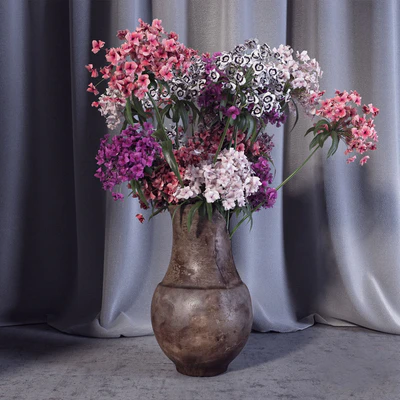 Vase with flowers — Ver 2