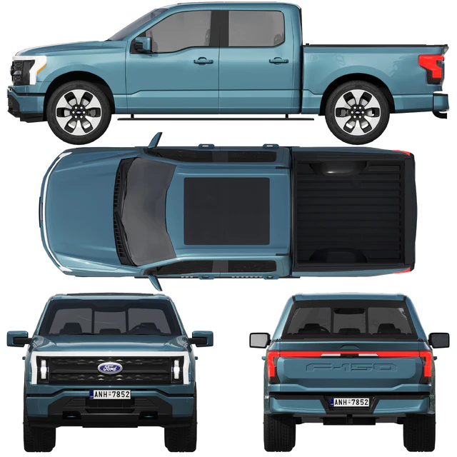 Ford F-150 Lightning 2022 — Скачать