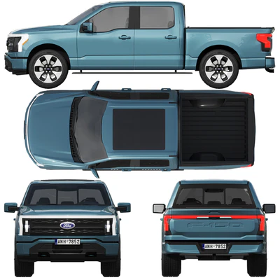 Ford F-150 Lightning 2022 — Вид 5