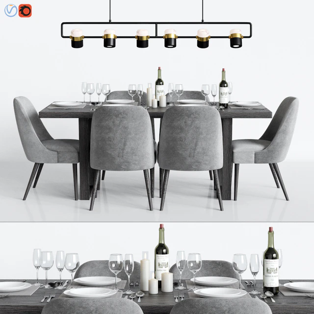 Modern Dinning Set 1 — Скачать