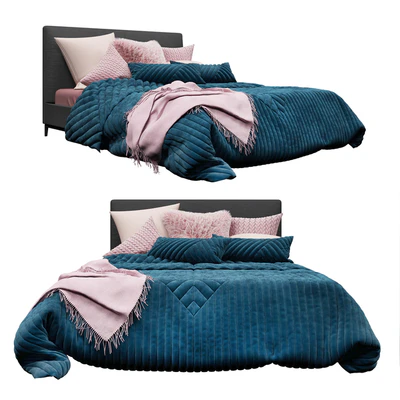 Minotti Andersen bed and Adairs bedding — Ver 1