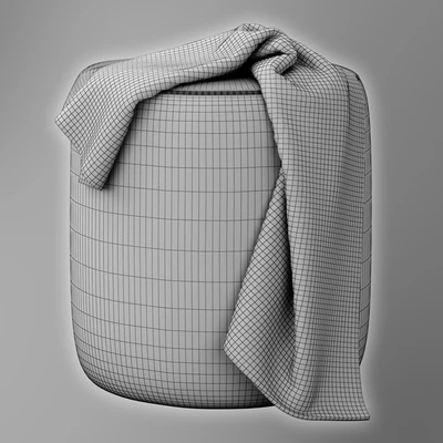 Spool 18 Fabric Ottoman by kardiel — Ver 4