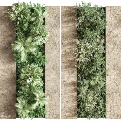 Concrete and Vertical Garden 02 — Вид 4