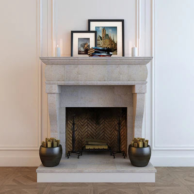 Fireplace with decor — Ver 1