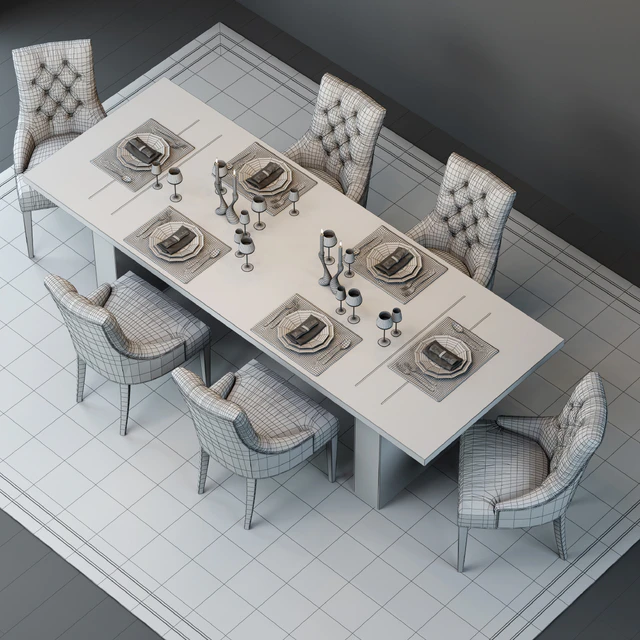 Restoration Hardware Table and Chair — Скачать