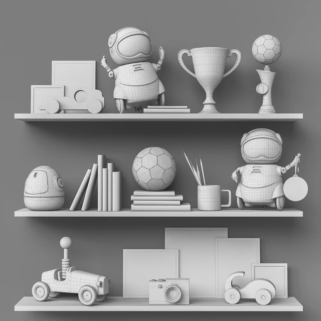 Toys and furniture set 62 — Descargar