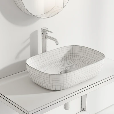 Scarabeo Ceramiche ABLE Single Vanity Unit Set 1 — Ver 4