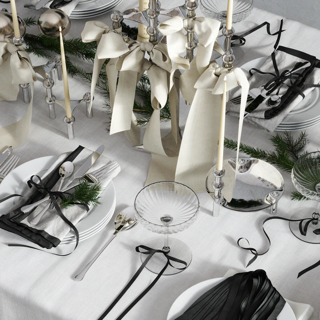 Christmas/New Year table setting — Descargar