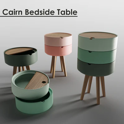 Cairn Bedside Table — Ver 1