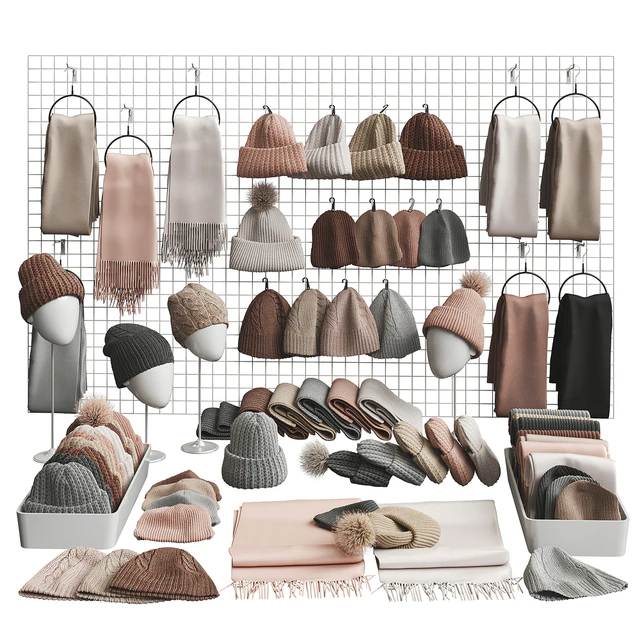 Set of hats and accessories 01 — Descargar