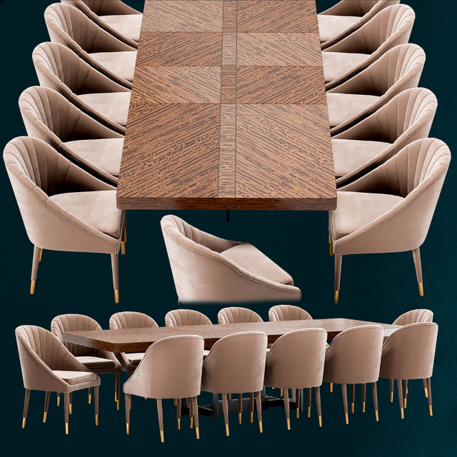 Garda Decor dining chair and Santa Barbara table — Descargar