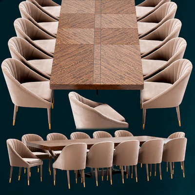 Garda Decor dining chair and Santa Barbara table — Ver 7