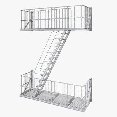Street fire escape — Ver 3