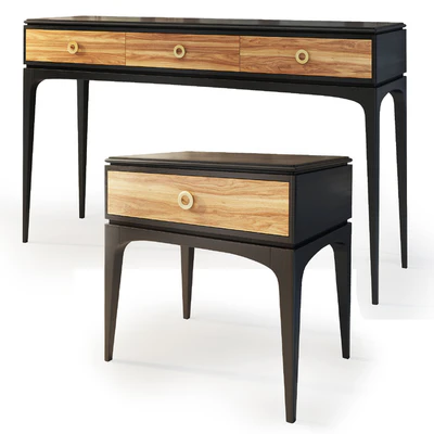 Console and bedside table Kopmann. Dresser, nightstand by Unica Moblar — Ver 1