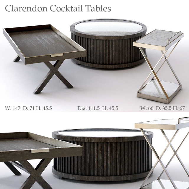 Bernhardt Clarendon Cocktail Tables — Скачать