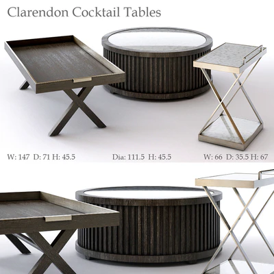 Bernhardt Clarendon Cocktail Tables — Вид 1