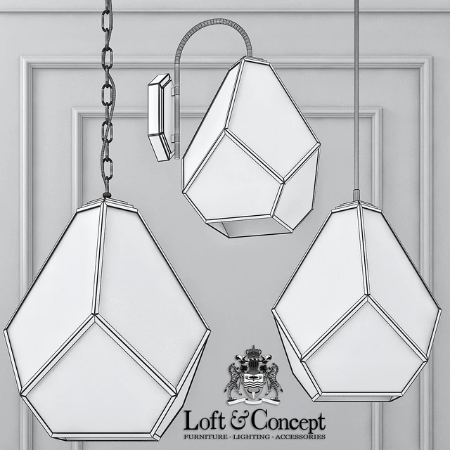 Geometry glass light  milk — Скачать