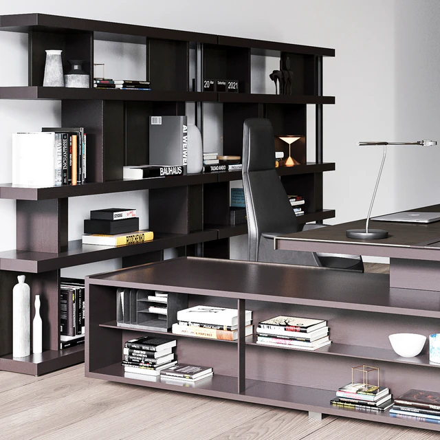 Poltrona Frau Jobs Office set — Скачать