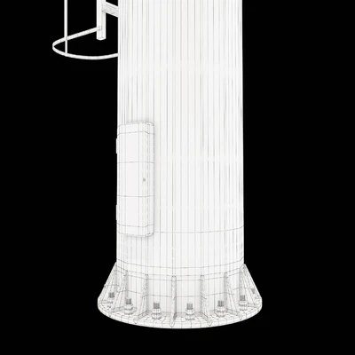 Lighting mast with stationary crown MGF-40-SR — Ver 5