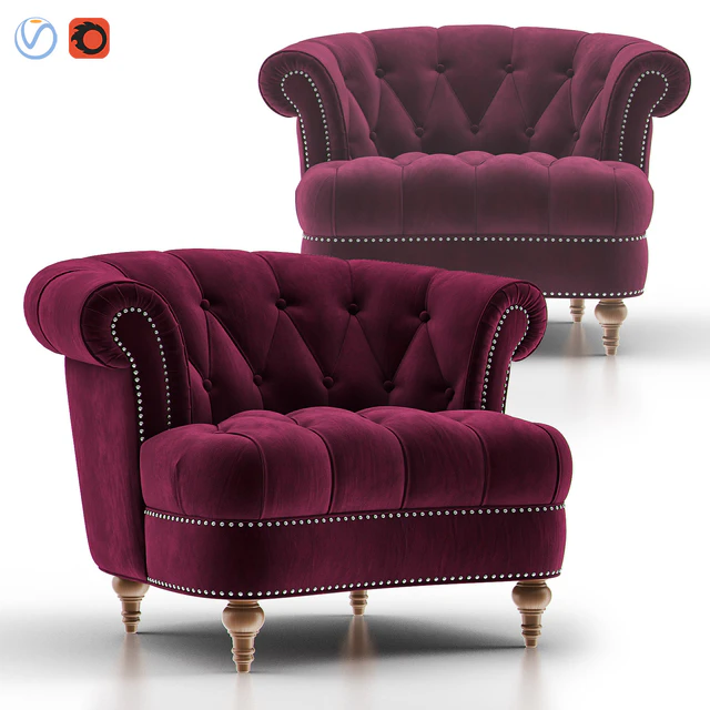 LA ROSA TUFTED Accent Armchair — Descargar
