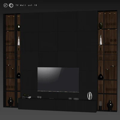 TV Wall Set 18 — Ver 5