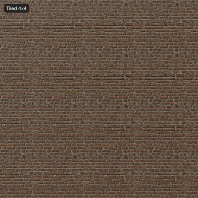 old running bond brick wall texture red — View 3