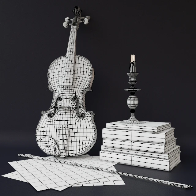 Decorative set of "Violin" — Descargar