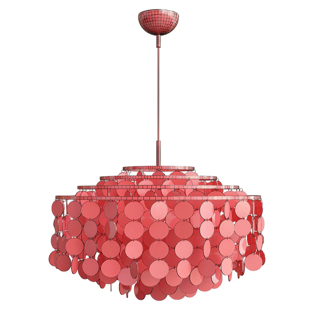 Capiz Pendant Light - 4 rings — Descargar