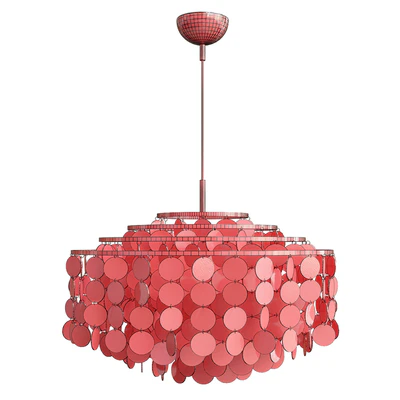Capiz Pendant Light - 4 rings — Ver 3