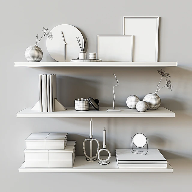 Decorative shelf 03 — Скачать