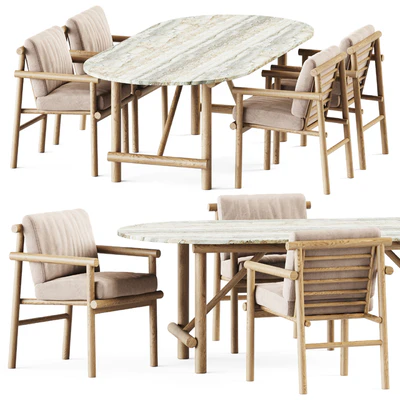Ayana Outdoor Table and Chair by B&B Italia / Garden furniture — скачать