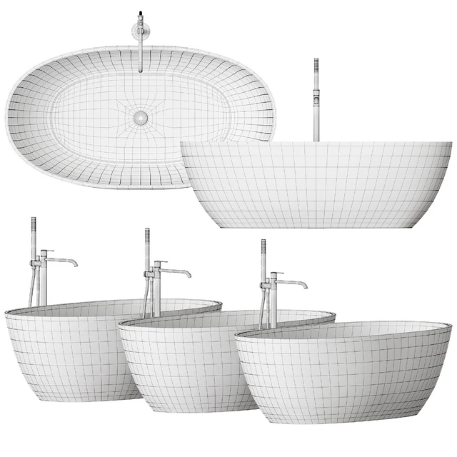 Reflex Color Bathtub by Antonio Lupi — Descargar