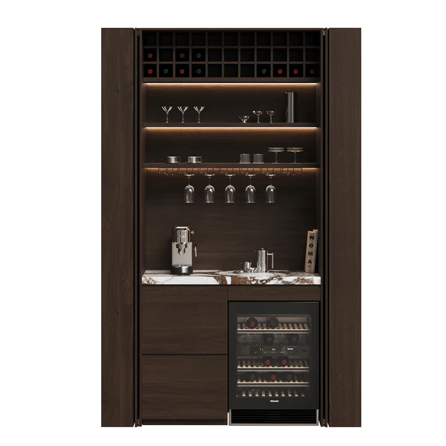 Hidden Cabinet Coffee Bar Station — Descargar