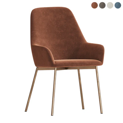 Evy II upholstered chair — Ver 3
