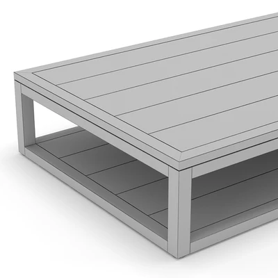 RH Outdoor Capri coffee table — Ver 2