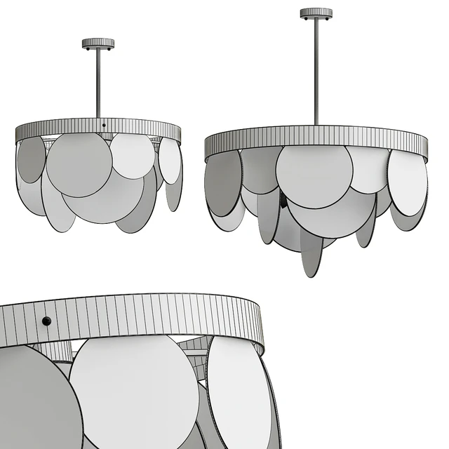 Modern glass frozen chandelier — Скачать