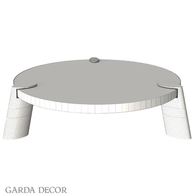 JOURNAL TABLE LOW KONG DARK WALNUT 58DB-CT17191 Garda Decor — Ver 2