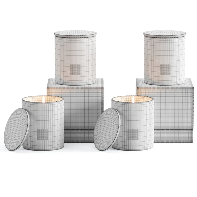 Slettvoll Glass Scented Candle Set — Descargar