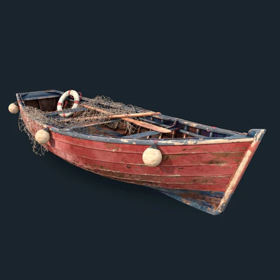 old fishing boat — Ver 1