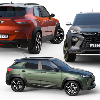 Среднеполигональный автомобиль Chevrolet Trailblazer 2022 — Вид 4