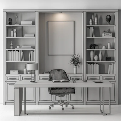 Boss Desk - Office Furniture 369 — Ver 3