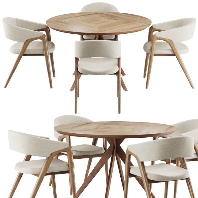 Dinning chair and table set3 — Descargar
