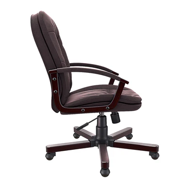 Office chair Boss Versailles Executive Chair With Cherry Wood Finish — Ver 2