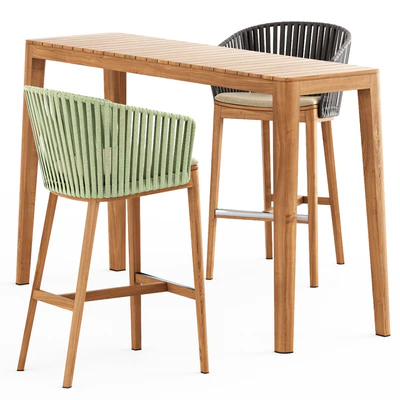 MOOD BAR Chair, MOOD High Table by Tribu — Ver 2
