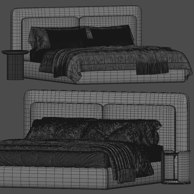 Savona Bed By Comocasa — Скачать